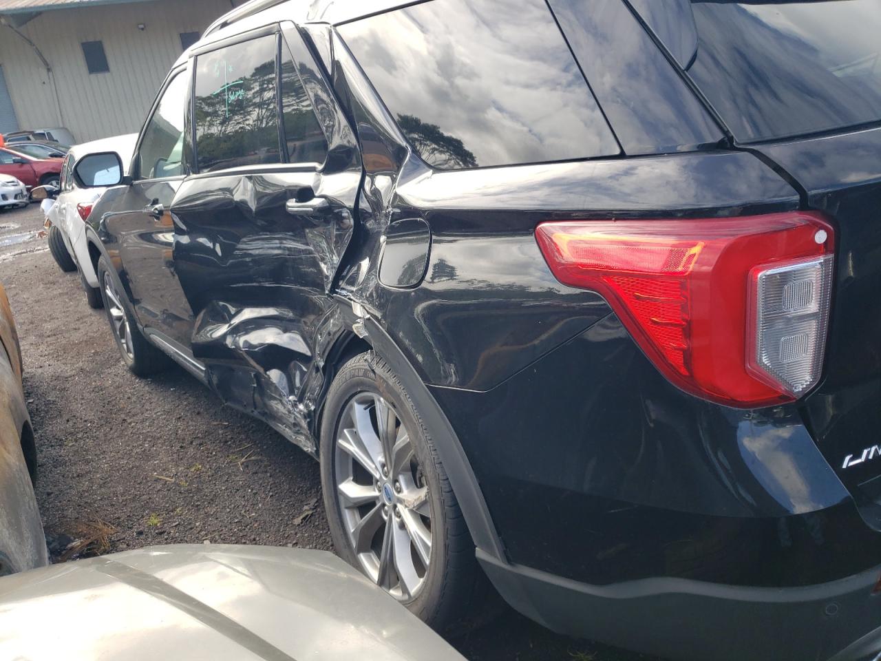 2023 Ford Explorer VIN 1FMSK7FH8PGB20084 Copart auction photo, side damage thumbnail 2