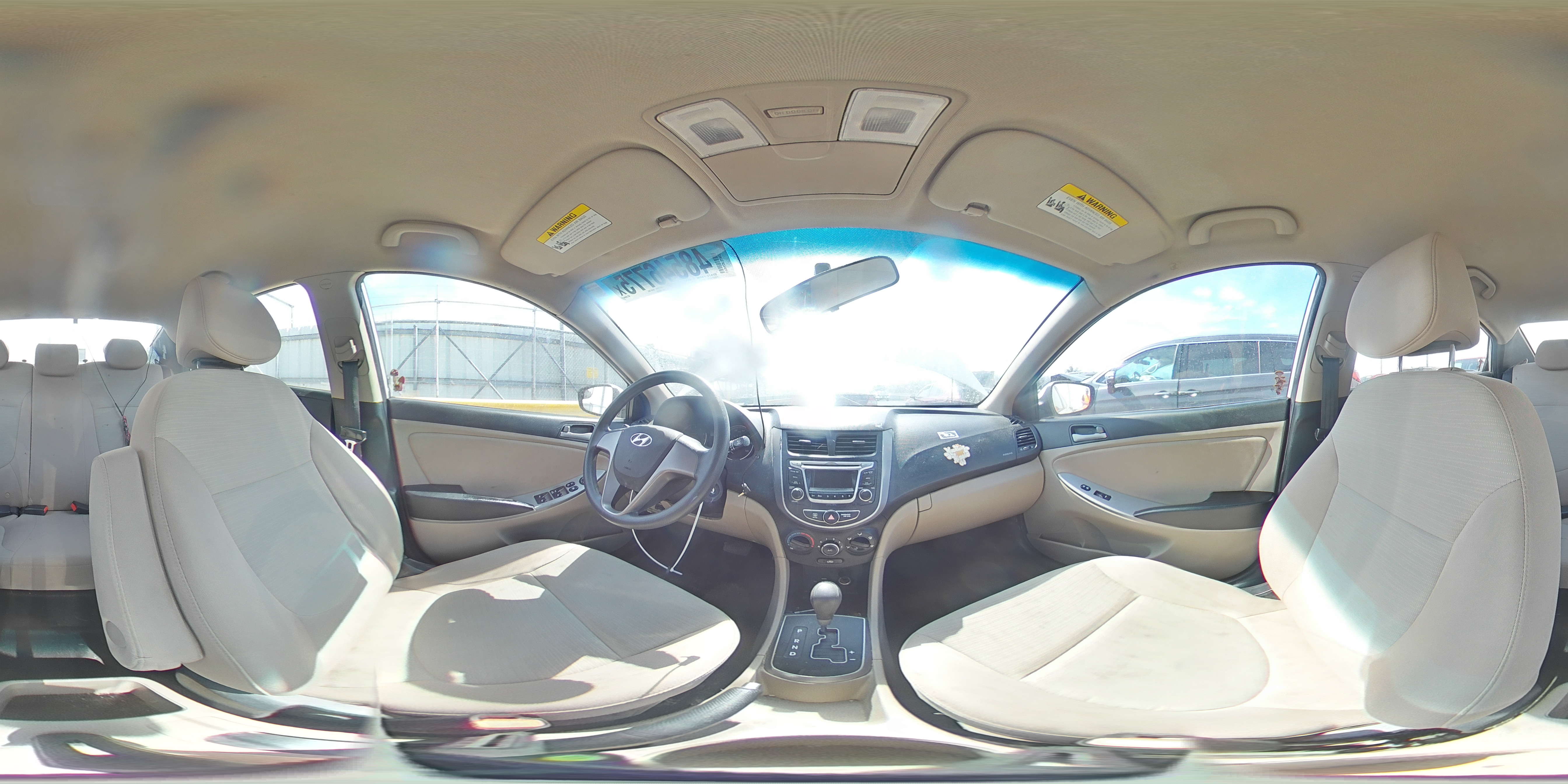 2015 Hyundai Accent VIN KMHCT4AE4FU934410 Copart auction photo, rear end damage thumbnail 14