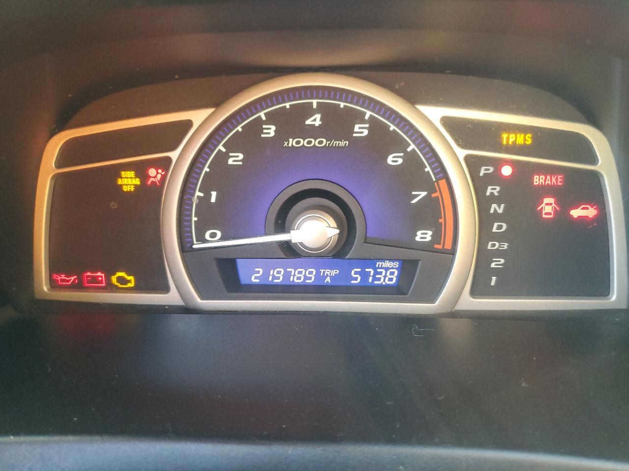 2010 Honda Civic VIN 2HGFA1F8XAH524894 Copart auction photo, burn - interior damage thumbnail 9