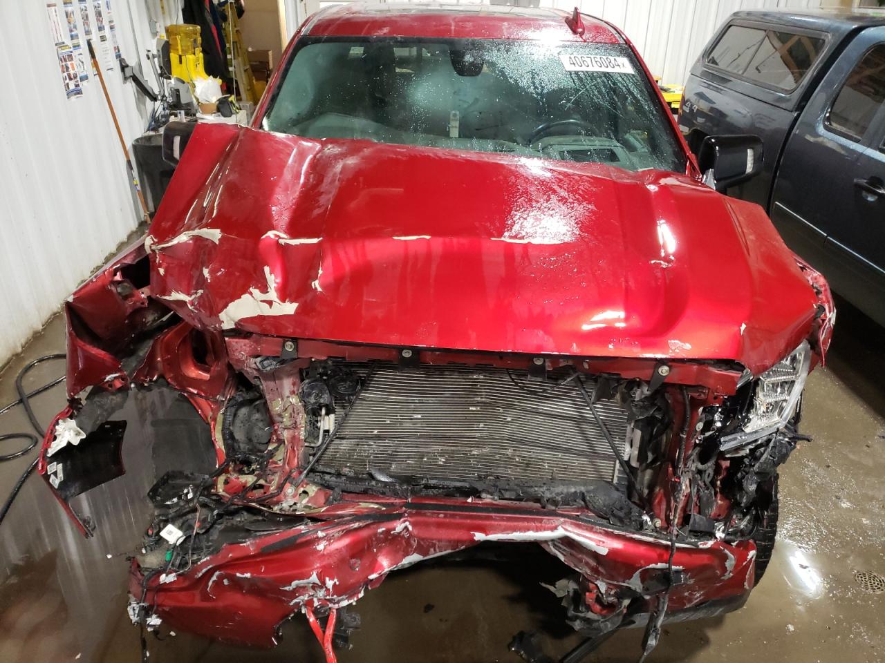 2022 GMC Sierra VIN 3GTP9EEL2NG121314 Copart auction photo, front end damage thumbnail 5