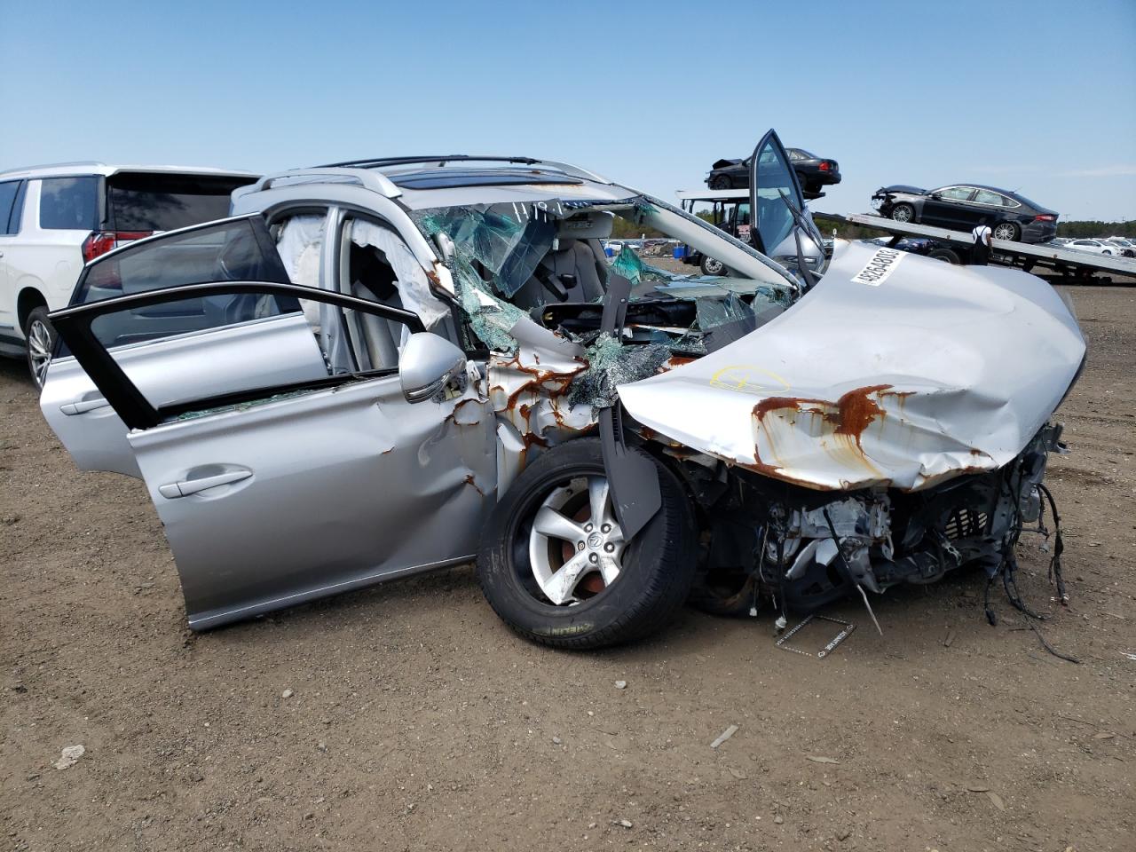 2011 Lexus RX VIN 2T2BK1BA4BC116756 Copart auction photo, all over damage thumbnail 4