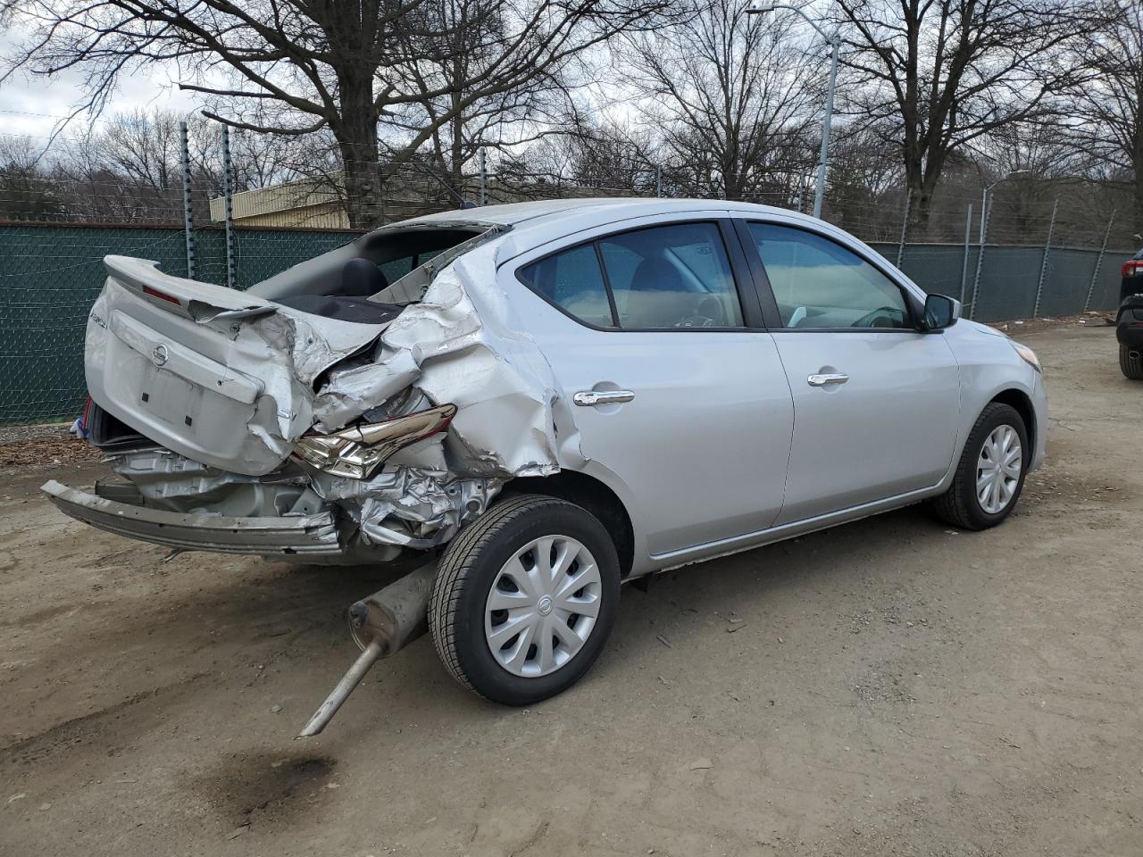 2019 Nissan Versa VIN 3N1CN7AP3KL842312 Copart auction photo, rear end / minor dent/scratches damage thumbnail 3