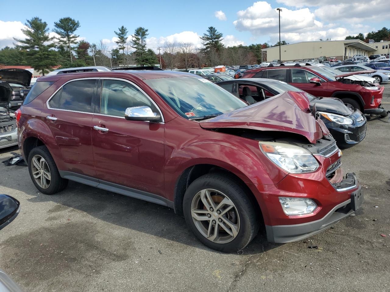 2016 Chevrolet Equinox VIN 2GNFLGEK3G6153338 Copart auction photo, front end damage thumbnail 4