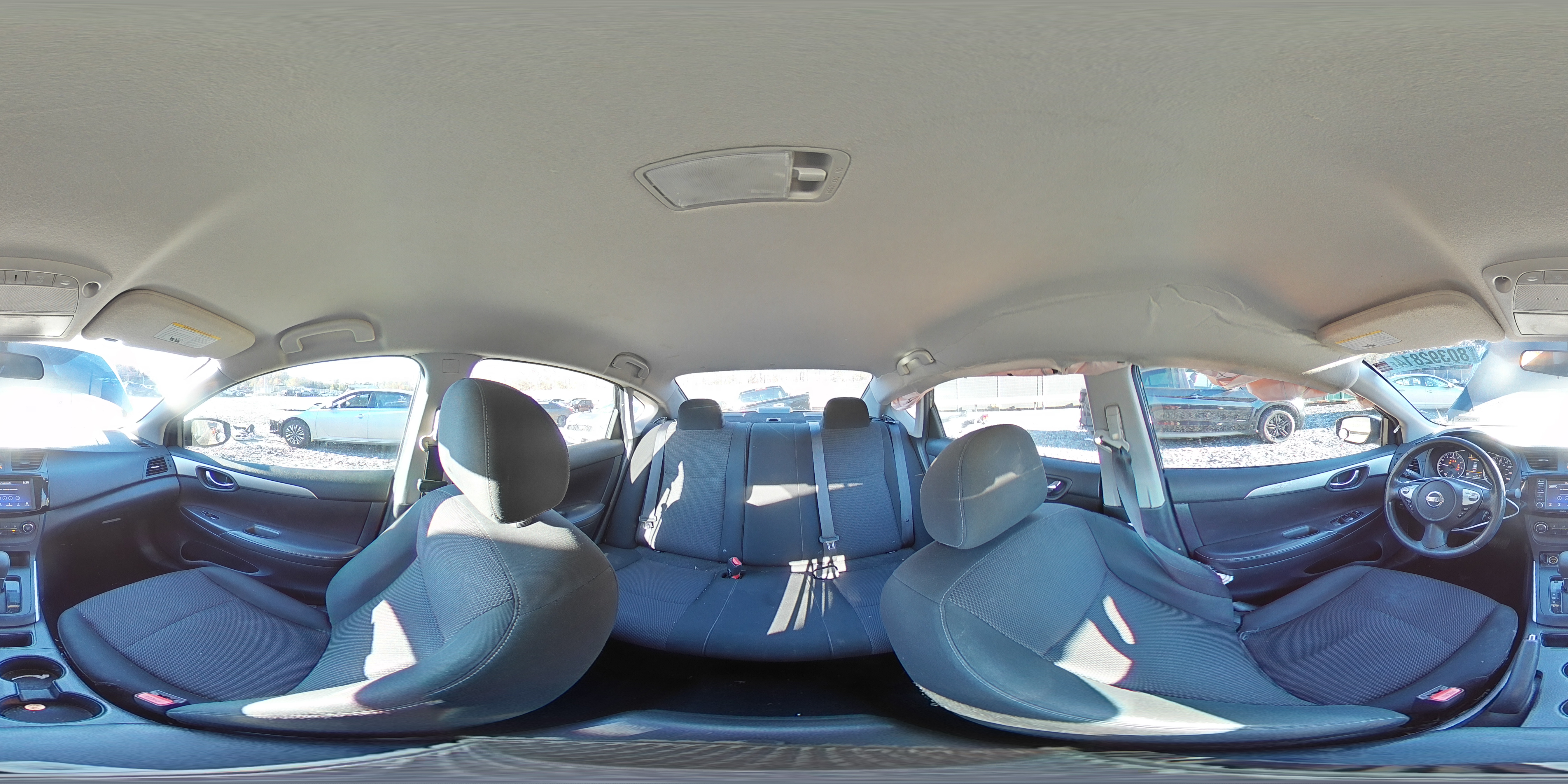 2019 Nissan Sentra VIN 3N1AB7AP2KY354987 Copart auction photo, front end / rear end damage thumbnail 13