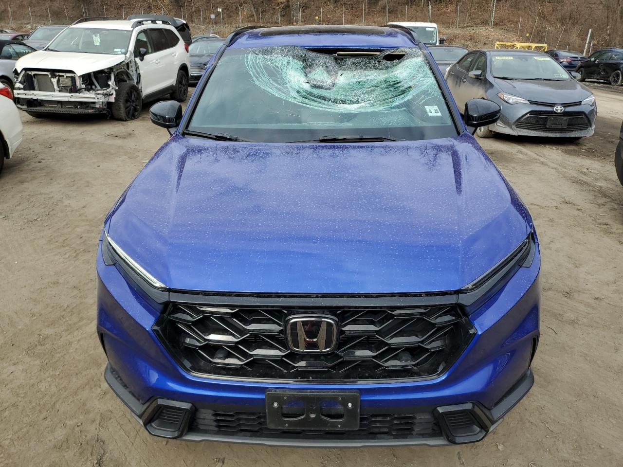 2024 Honda CR-V VIN 5J6RS6H5XRL004616 Copart auction photo, front end / minor dent/scratches damage thumbnail 5
