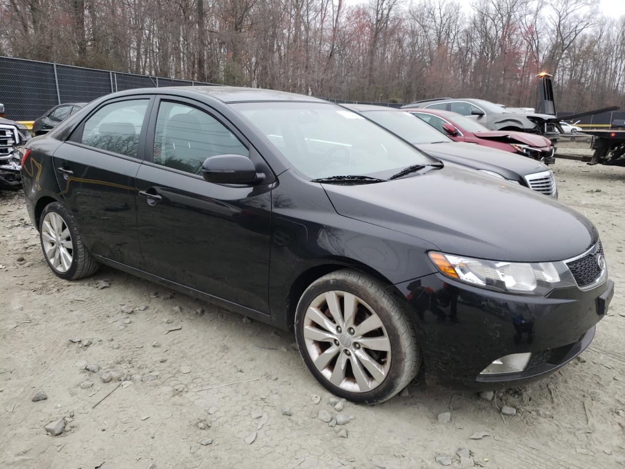 2011 KIA Forte VIN KNAFW4A30B5405173 Copart auction photo, rear end damage thumbnail 4