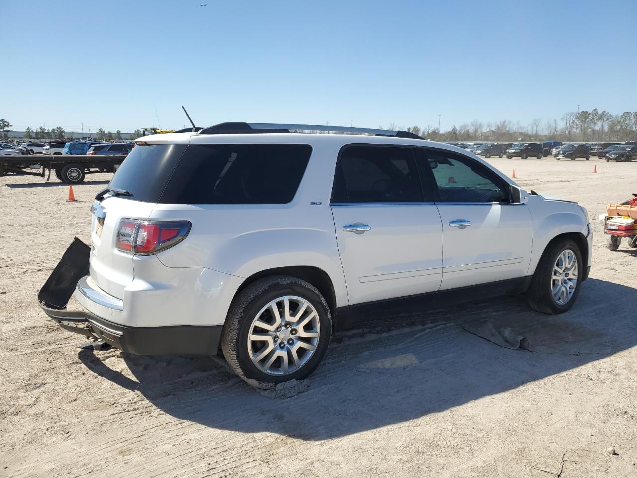 2016 GMC Acadia VIN 1GKKRRKD6GJ267610 Copart auction photo, rear end / side damage thumbnail 3