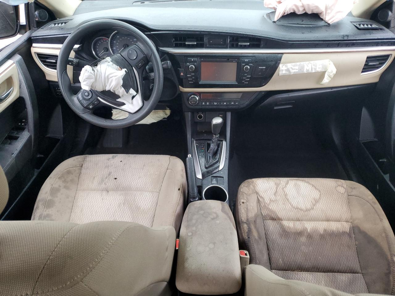 2015 Toyota Corolla VIN 2T1BURHE2FC374383 Copart auction photo, front end damage thumbnail 8
