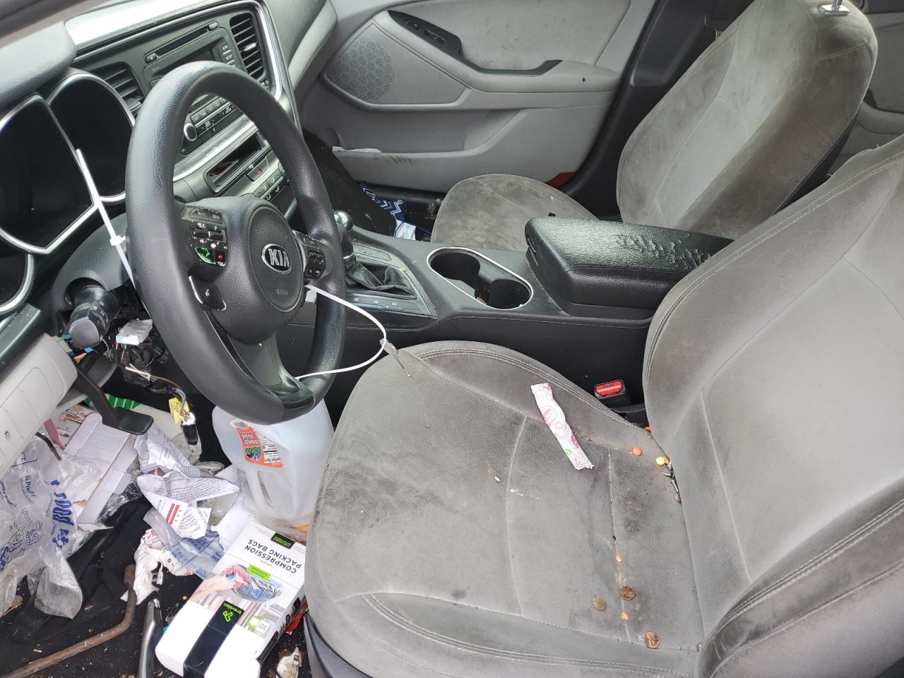 2015 KIA Optima VIN 5XXGM4A75FG503407 Copart auction photo, vandalism damage thumbnail 7