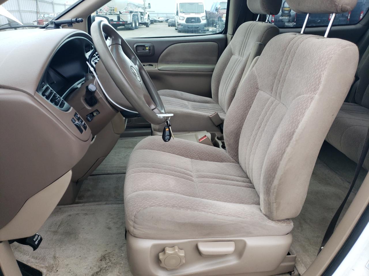 2001 Toyota Sienna VIN 4T3ZF19C01U343011 Copart auction photo, vandalism damage thumbnail 7