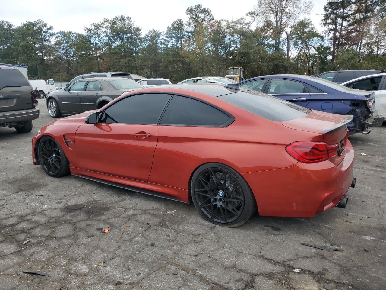 2018 BMW M4 VIN WBS4Y9C53JAC87461 Copart auction photo, front end damage thumbnail 2