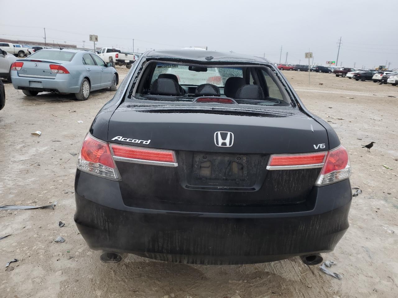 2012 Honda Accord VIN 1HGCP3F86CA021152 Copart auction photo, rear end damage thumbnail 6