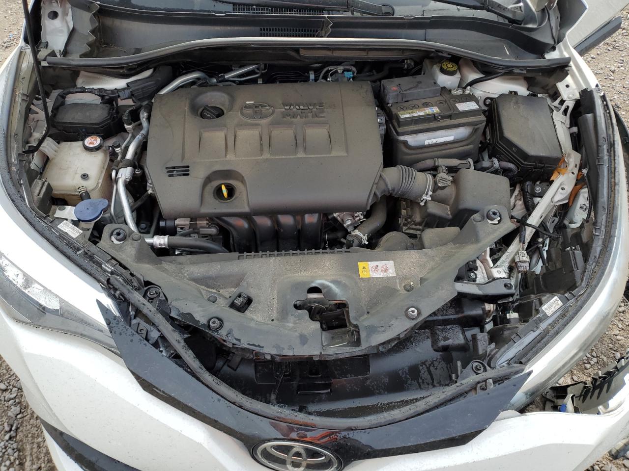 2021 Toyota C-HR VIN NMTKHMBX7MR124903 Copart auction photo, front end / side damage thumbnail 12