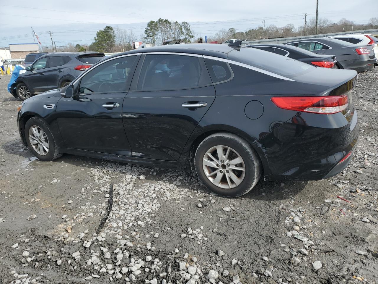 2016 KIA Optima VIN 5XXGT4L37GG056951 Copart auction photo, rear end / side damage thumbnail 2