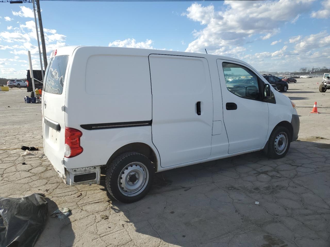 2015 Nissan NV VIN 3N6CM0KN6FK694895 Copart auction photo, rear end / minor dent/scratches damage thumbnail 3