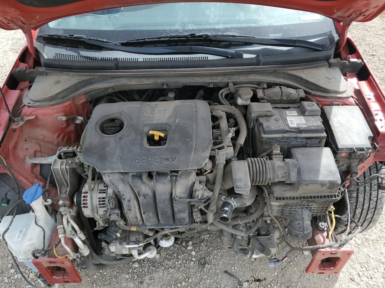 2020 Hyundai Elantra VIN 5NPD84LFXLH581466 Copart auction photo, front end damage thumbnail 11