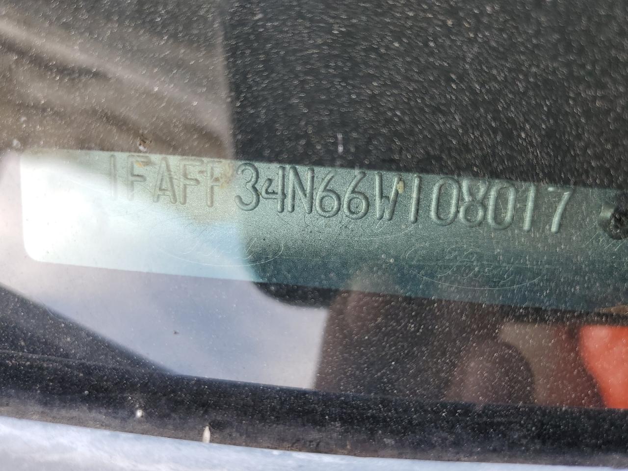 2006 Ford Focus VIN 1FAFP34N66W108017 Copart auction photo, side damage thumbnail 12