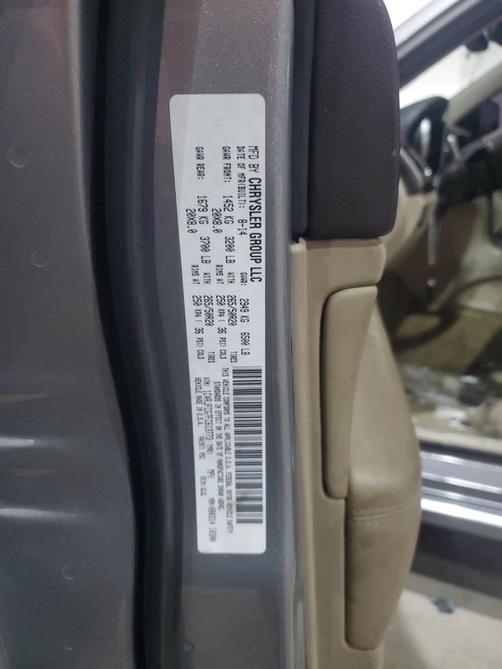 2015 Jeep Grand Cherokee VIN 1C4RJFCG7FC613773 Copart auction photo, mechanical / normal wear damage thumbnail 13