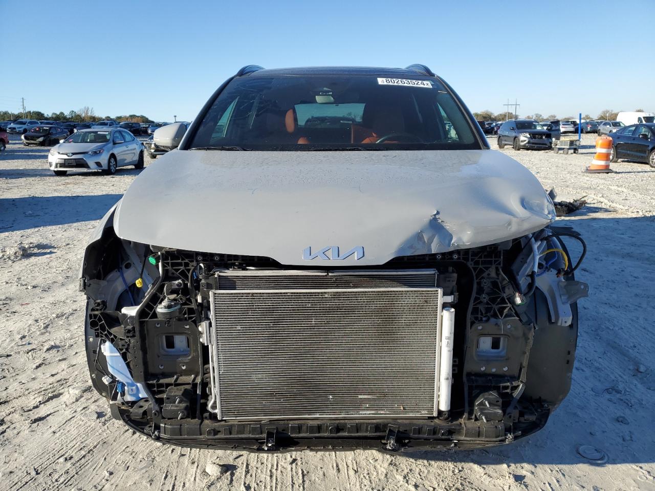 2023 KIA Sportage VIN 5XYK53AF2PG111491 Copart auction photo, front end damage thumbnail 5