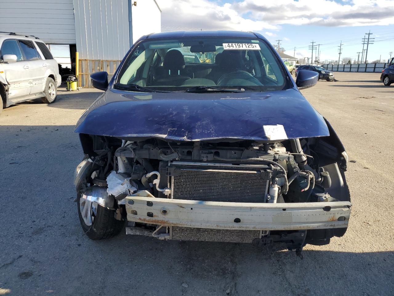2019 Nissan Versa VIN 3N1CN7AP8KL802422 Copart auction photo, front end / undercarriage damage thumbnail 5