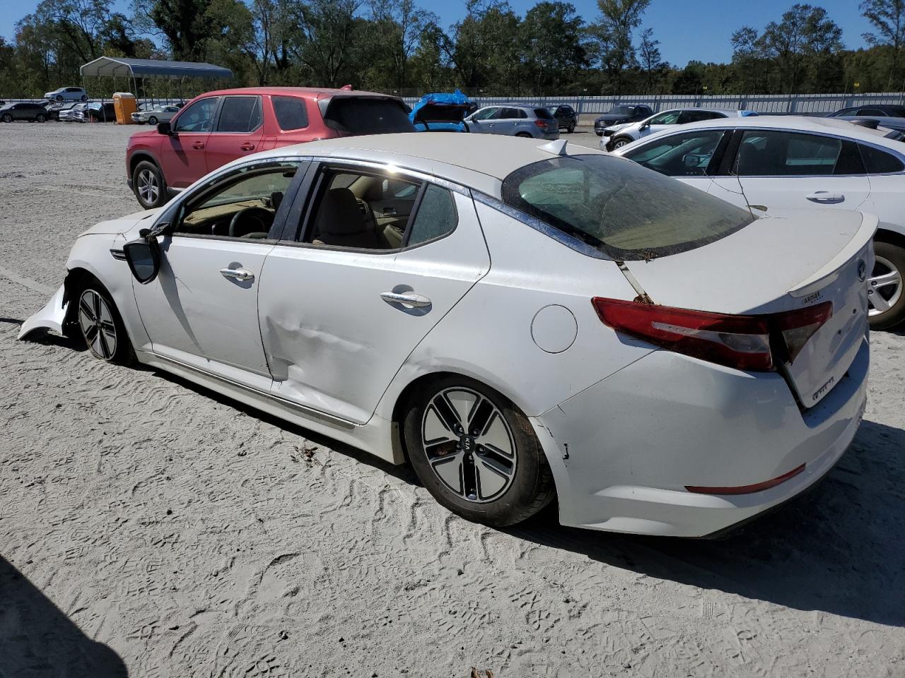 2013 KIA Optima VIN KNAGM4ADXD5061325 Copart auction photo, water/flood / side damage thumbnail 2