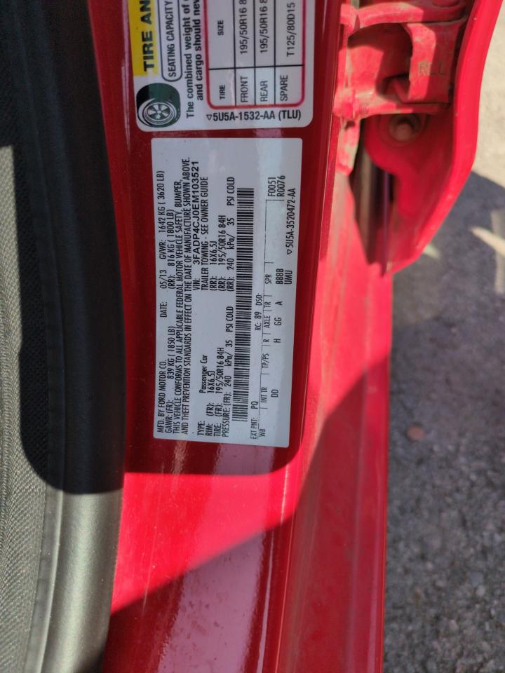 2014 Ford Fiesta VIN 3FADP4CJ0EM103521 Copart auction photo, front end damage thumbnail 14