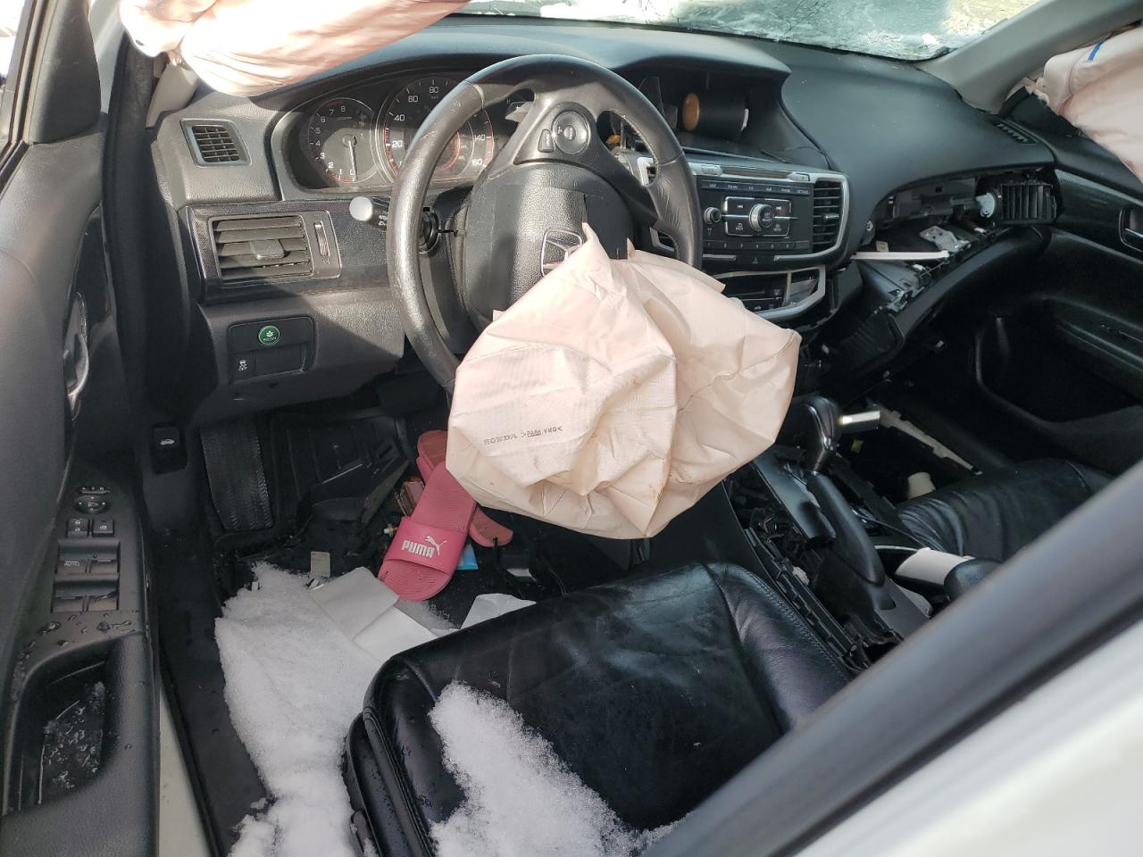 2014 Honda Accord VIN 1HGCR2F58EA044977 Copart auction photo, all over damage thumbnail 8