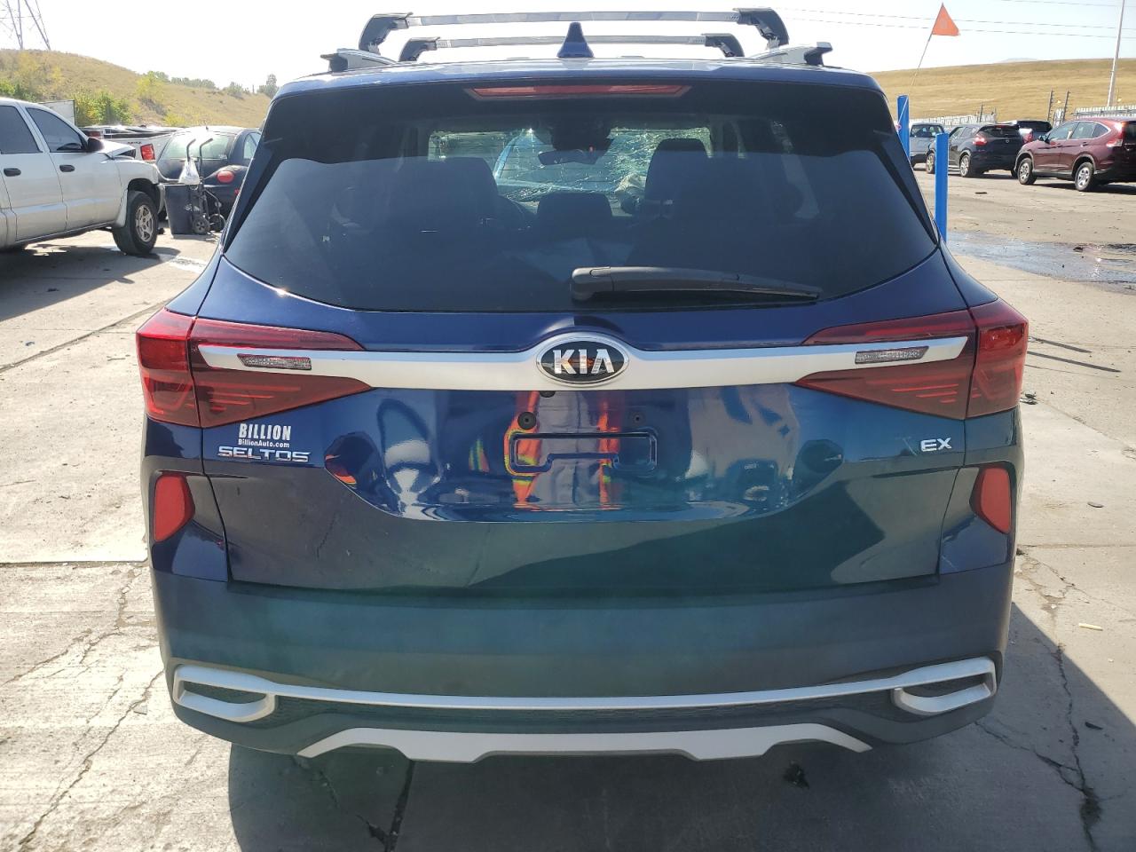 2021 KIA Seltos VIN KNDERCAA0M7190514 Copart auction photo, front end damage thumbnail 6