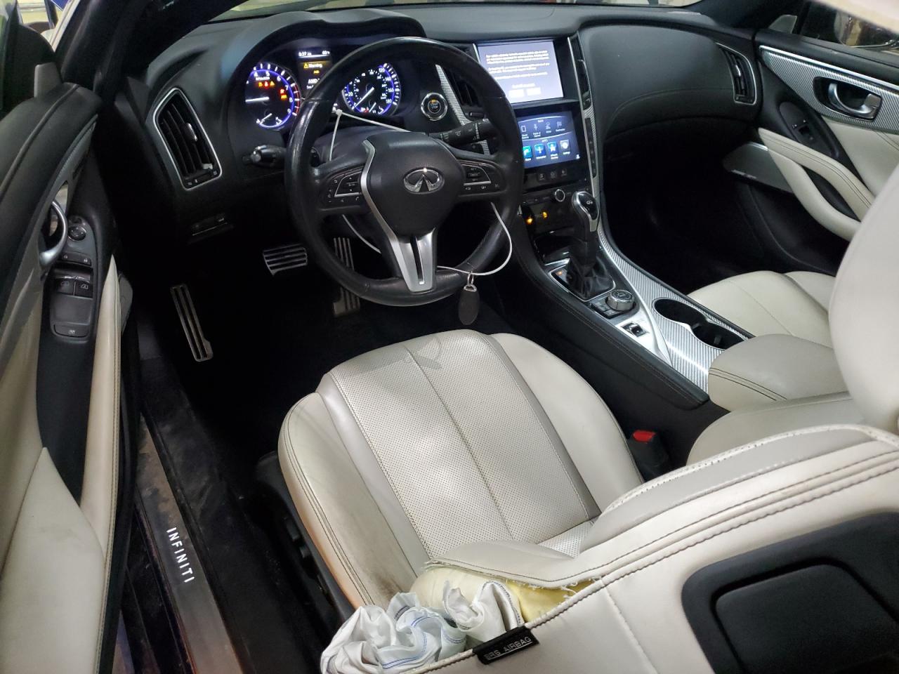 2018 Infiniti Q60 VIN JN1FV7EL2JM630946 Copart auction photo, front end damage thumbnail 8