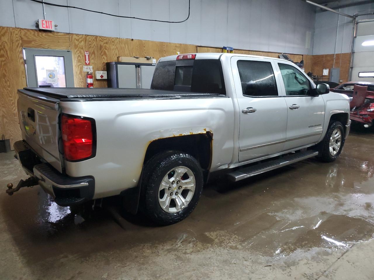2014 Chevrolet Silverado VIN 3GCUKSEC8EG170166 Copart auction photo, side / minor dent/scratches damage thumbnail 3