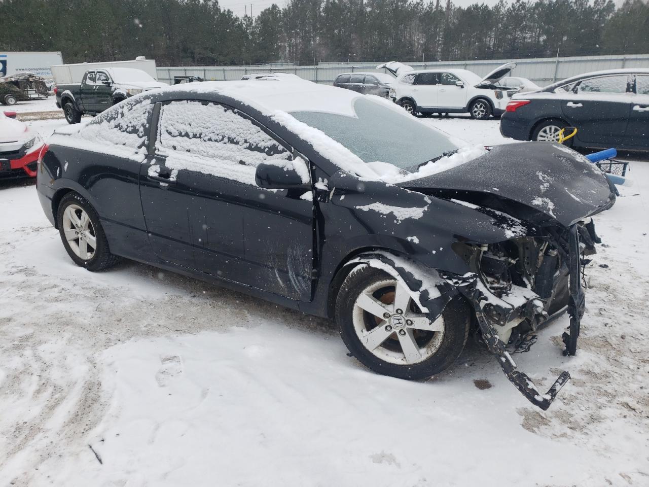 2008 Honda Civic VIN 2HGFG128X8H575004 Copart auction photo, front end / rear end damage thumbnail 4