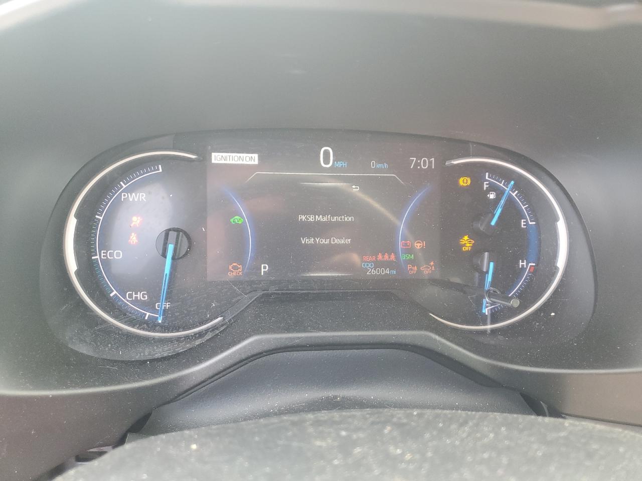 2019 Toyota RAV 4 VIN 2T3DWRFV3KW043382 Copart auction photo, front end / minor dent/scratches damage thumbnail 9