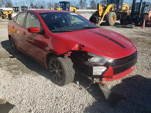 2016 Dodge Dart VIN 1C3CDFBBXGD531653 Copart auction photo, front end / side damage thumbnail 11