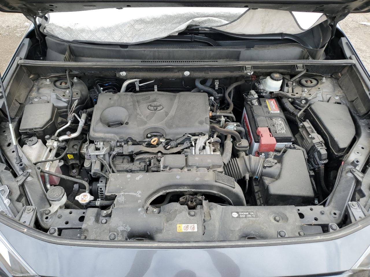 2020 Toyota RAV 4 VIN 2T3C1RFV8LC081378 Copart auction photo, undercarriage damage thumbnail 12
