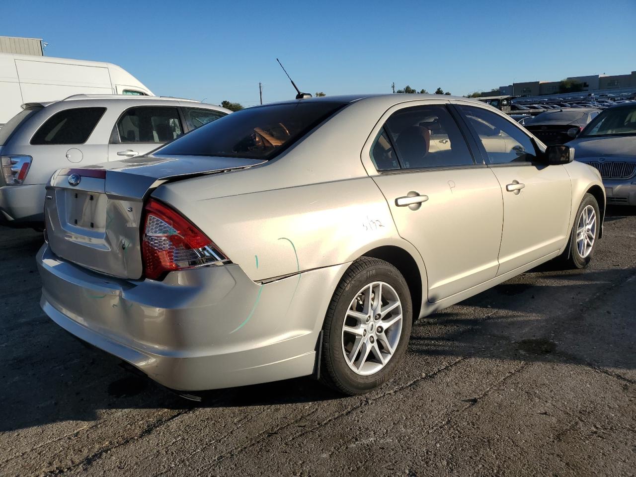 2010 Ford Fusion VIN 3FAHP0GAXAR269000 Copart auction photo, rear end damage thumbnail 3