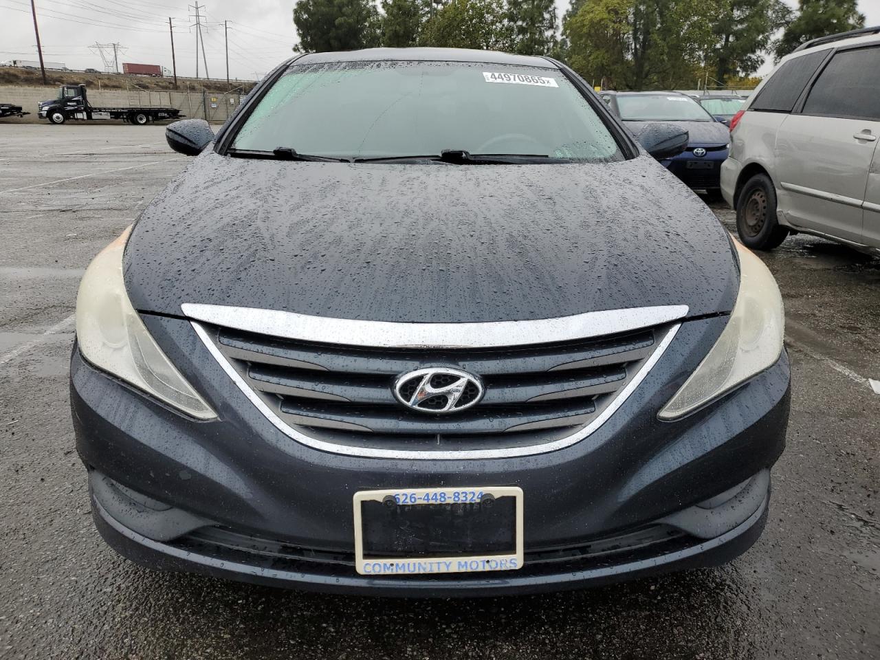 2014 Hyundai Sonata VIN 5NPEB4AC3EH841837 Copart auction photo, vandalism / mechanical damage thumbnail 5