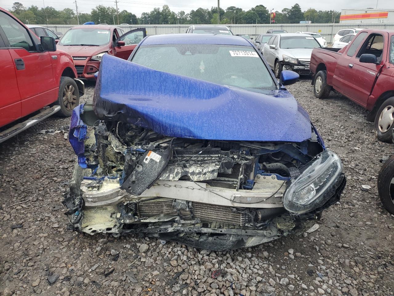 2019 Honda Accord VIN 1HGCV1F32KA153600 Copart auction photo, front end damage thumbnail 5