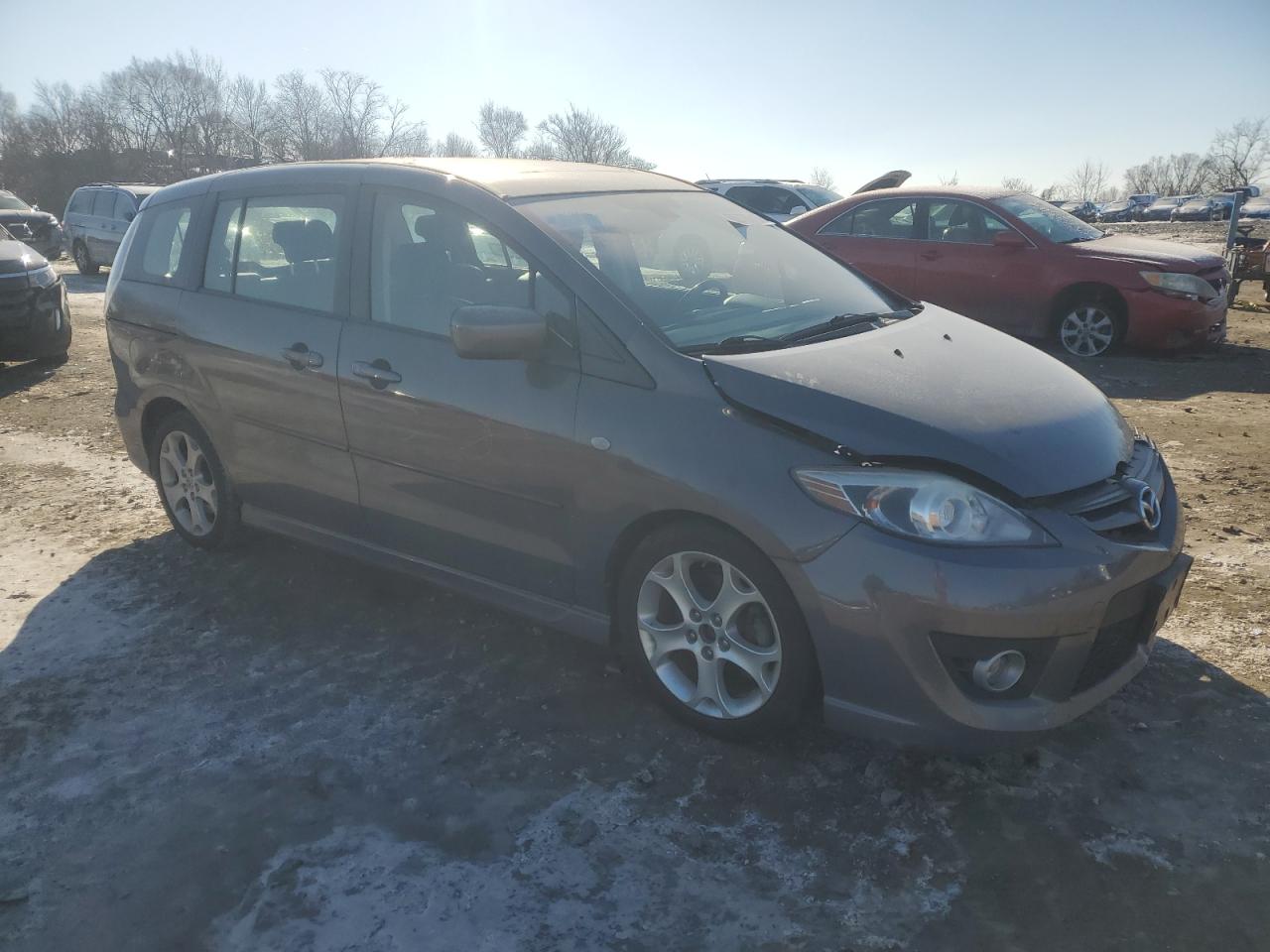 2008 Mazda 5 VIN JM1CR29L280309251 Copart auction photo, front end damage thumbnail 4