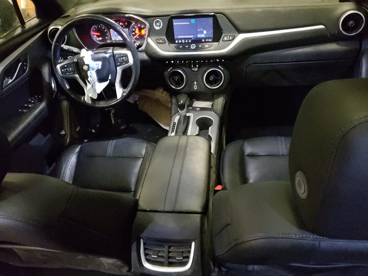 2019 Chevrolet Blazer VIN 3GNKBHRS1KS575409 Copart auction photo, side / front end damage thumbnail 8