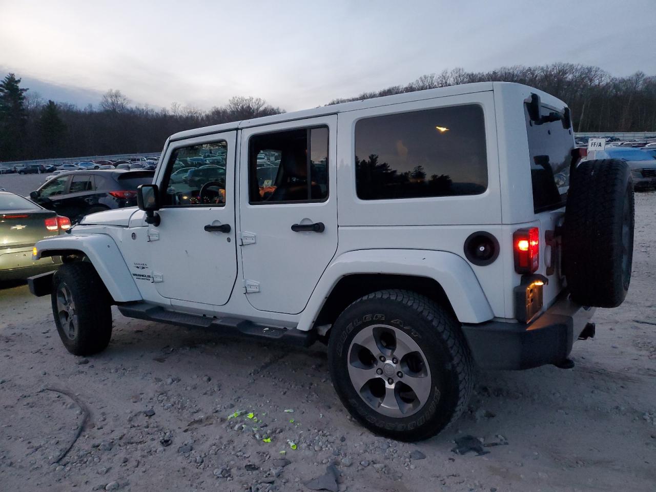 2017 Jeep Wrangler VIN 1C4BJWEG2HL621782 Copart auction photo, front end / undercarriage damage thumbnail 2