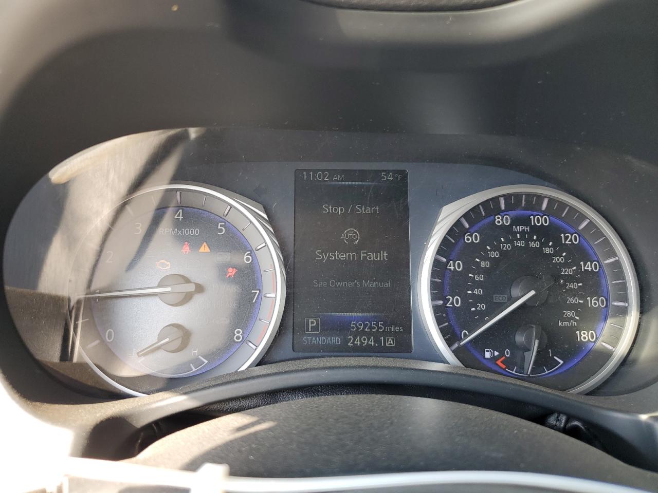 2017 Infiniti Q50 VIN JN1CV7AP5HM642515 Copart auction photo, undercarriage damage thumbnail 9