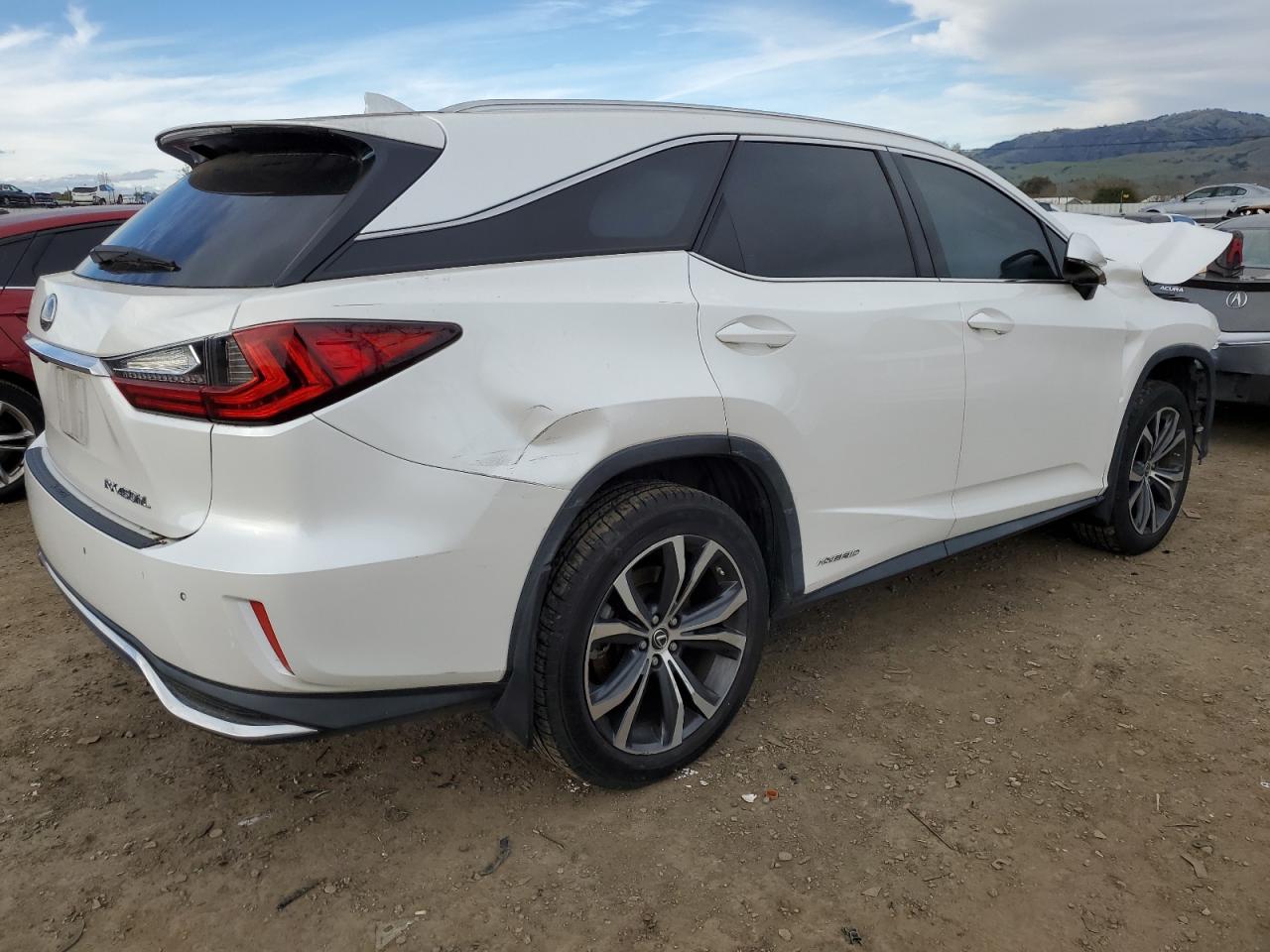 2018 Lexus RX VIN JTJDGKCA1J2003490 Copart auction photo, front end / rear end damage thumbnail 3