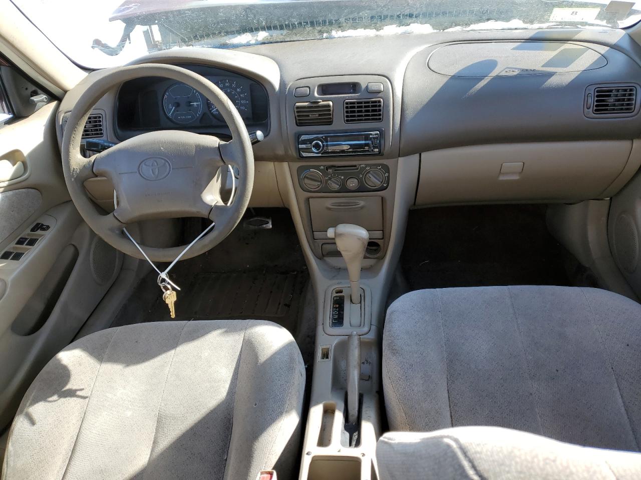 1998 Toyota Corolla VIN 2T1BR12E0WC070111 Copart auction photo, front end damage thumbnail 8