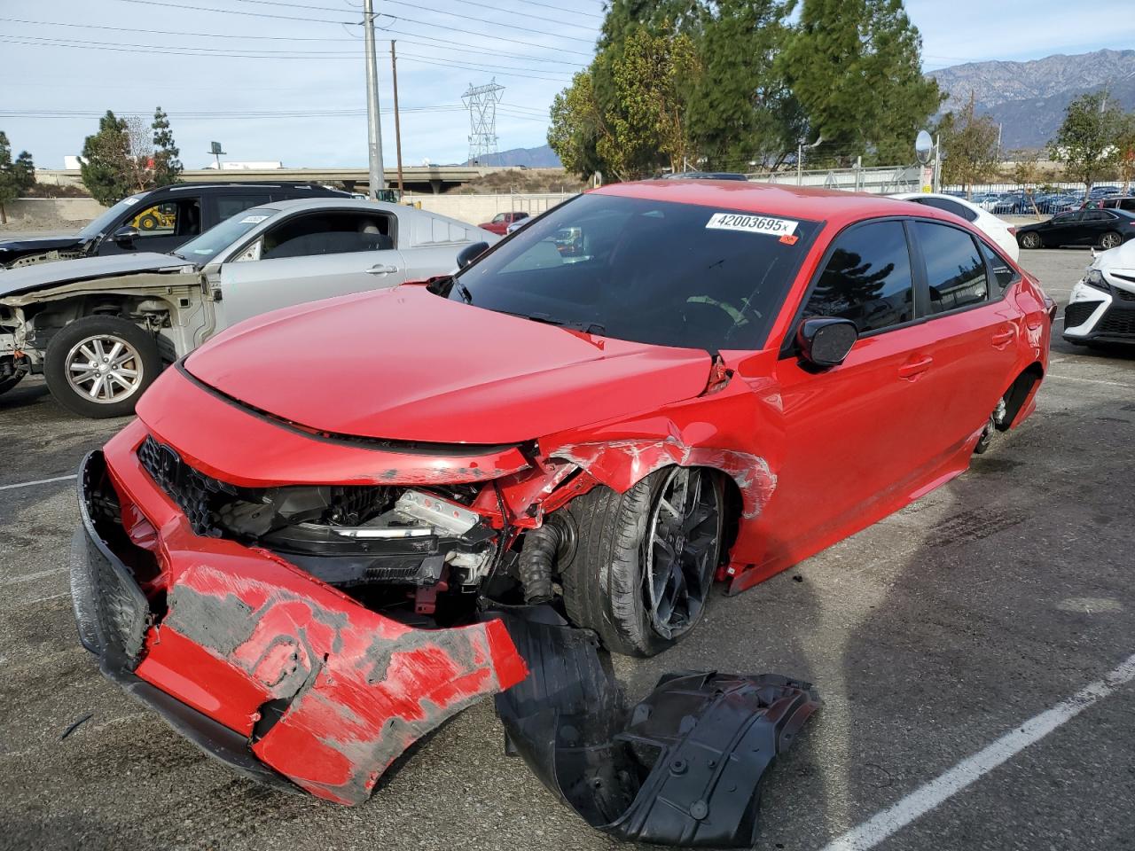 2025 Honda Civic VIN 2HGFE2F56SH543735