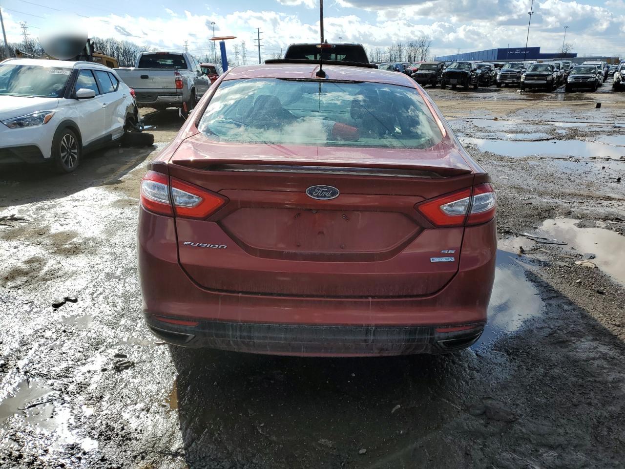 2014 Ford Fusion VIN 3FA6P0H96ER135246 Copart auction photo, front end damage thumbnail 6