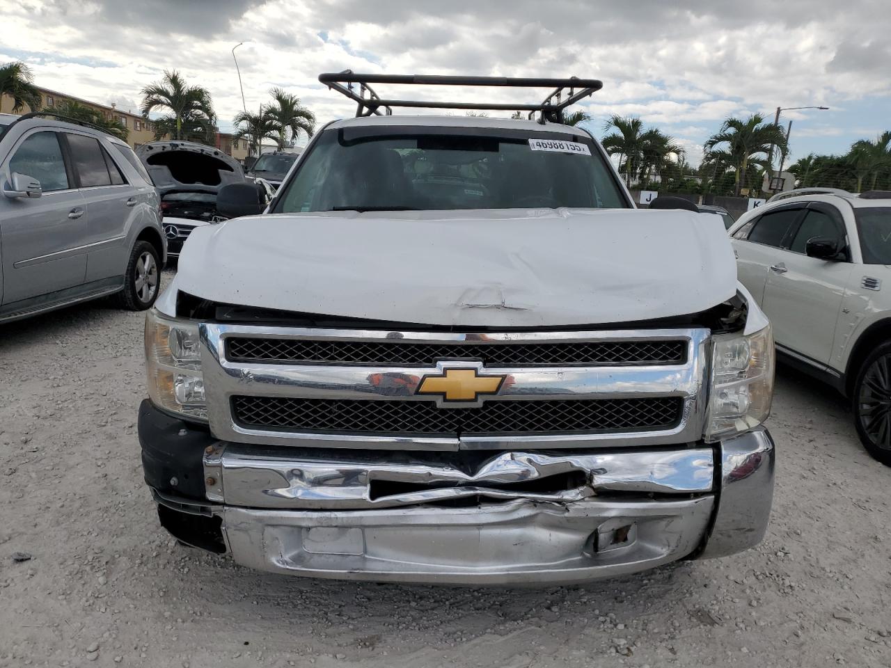 2013 Chevrolet Silverado VIN 1GCRCSEA0DZ235270 Copart auction photo, front end damage thumbnail 5