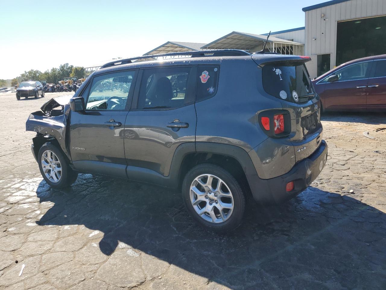 2018 Jeep Renegade VIN ZACCJBBBXJPH30658 Copart auction photo, front end damage thumbnail 2