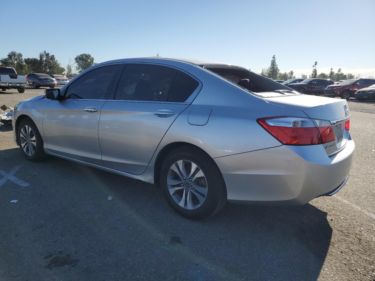 2014 Honda Accord VIN 1HGCR2F31EA245022 Copart auction photo, side / undercarriage damage thumbnail 2