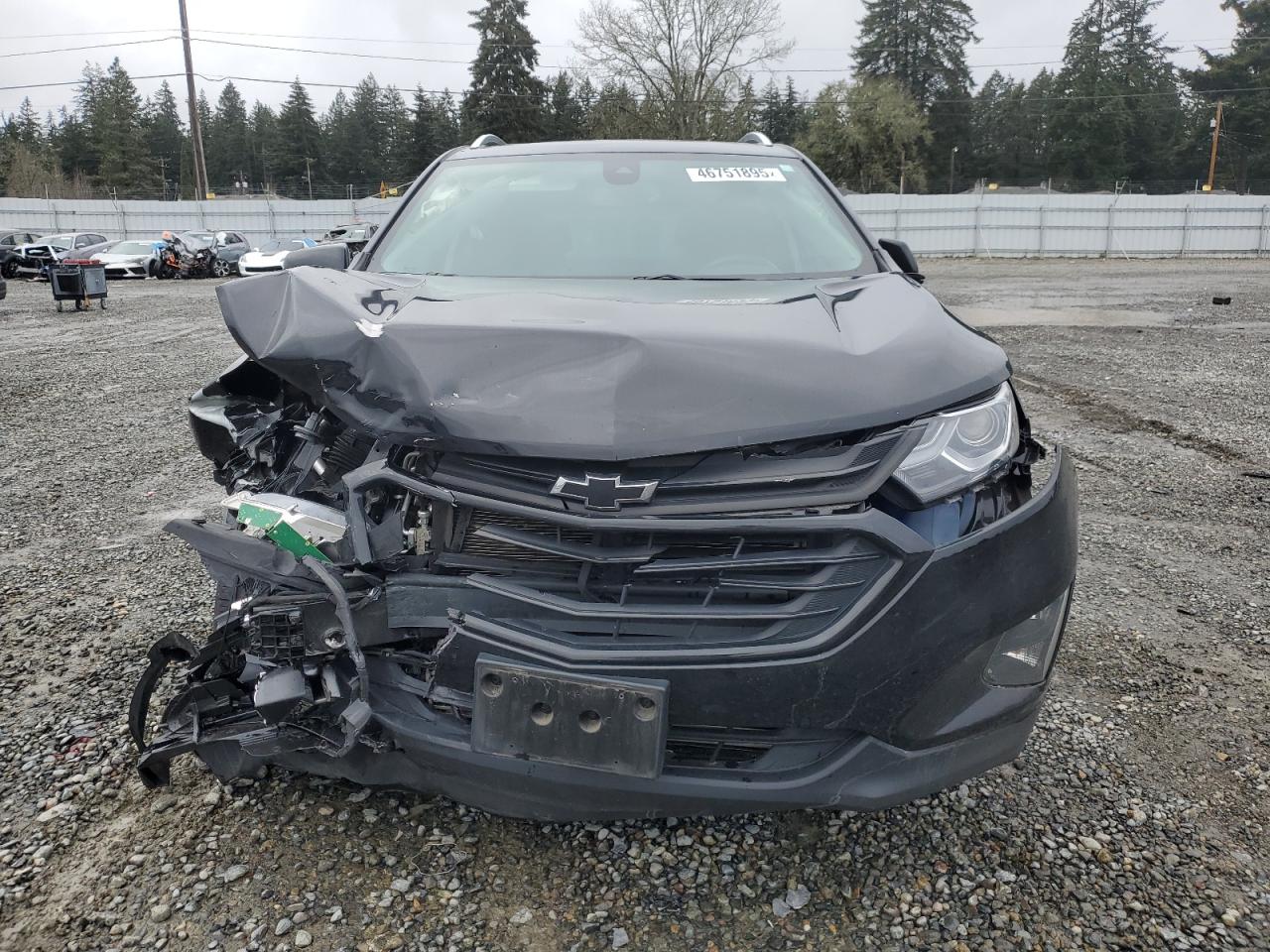 2020 Chevrolet Equinox VIN 3GNAXVEX3LL317918 Copart auction photo, front end damage thumbnail 5