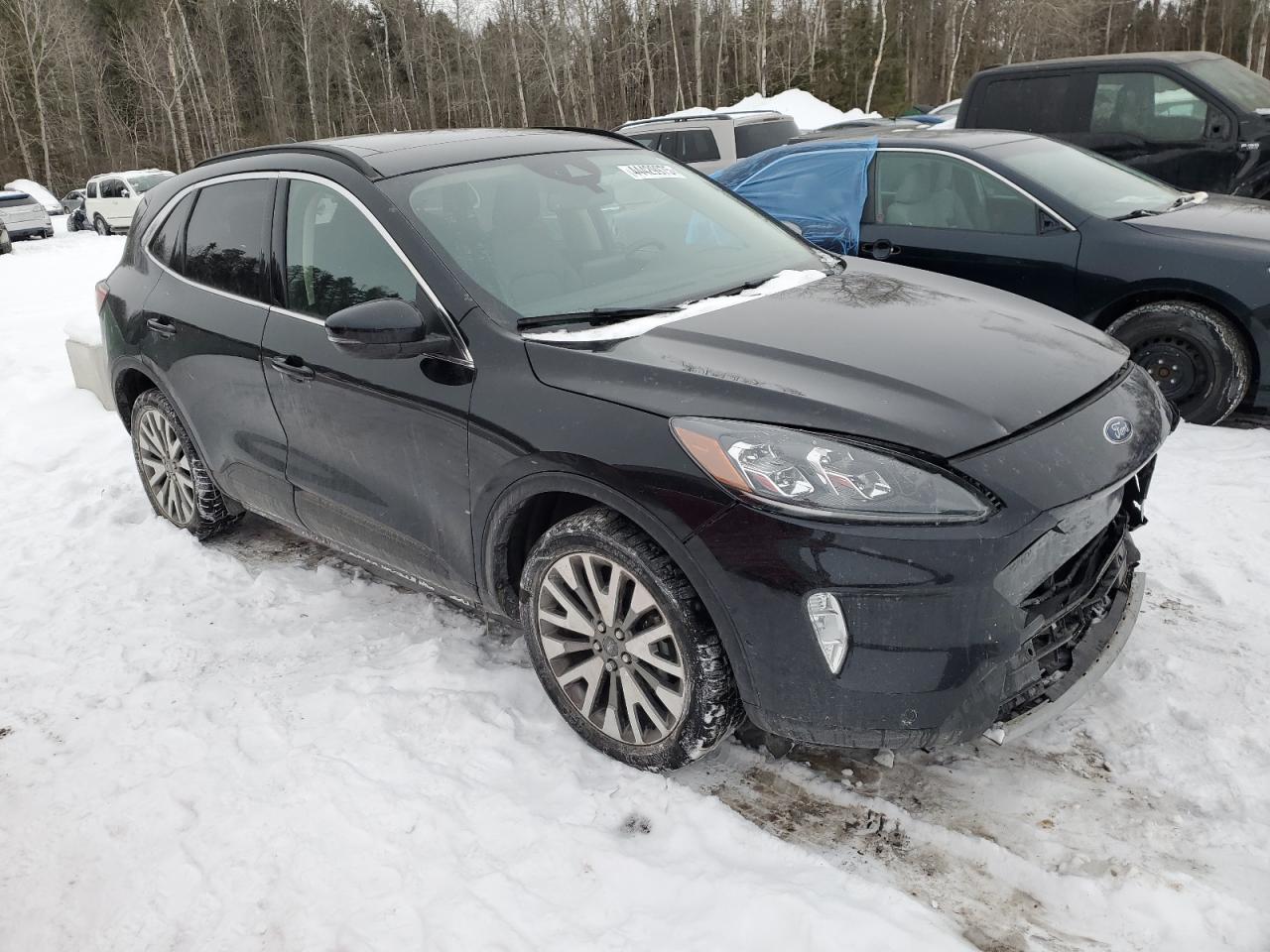 2020 Ford Escape VIN 1FMCU9J9XLUC45979 Copart auction photo, front end / side damage thumbnail 4